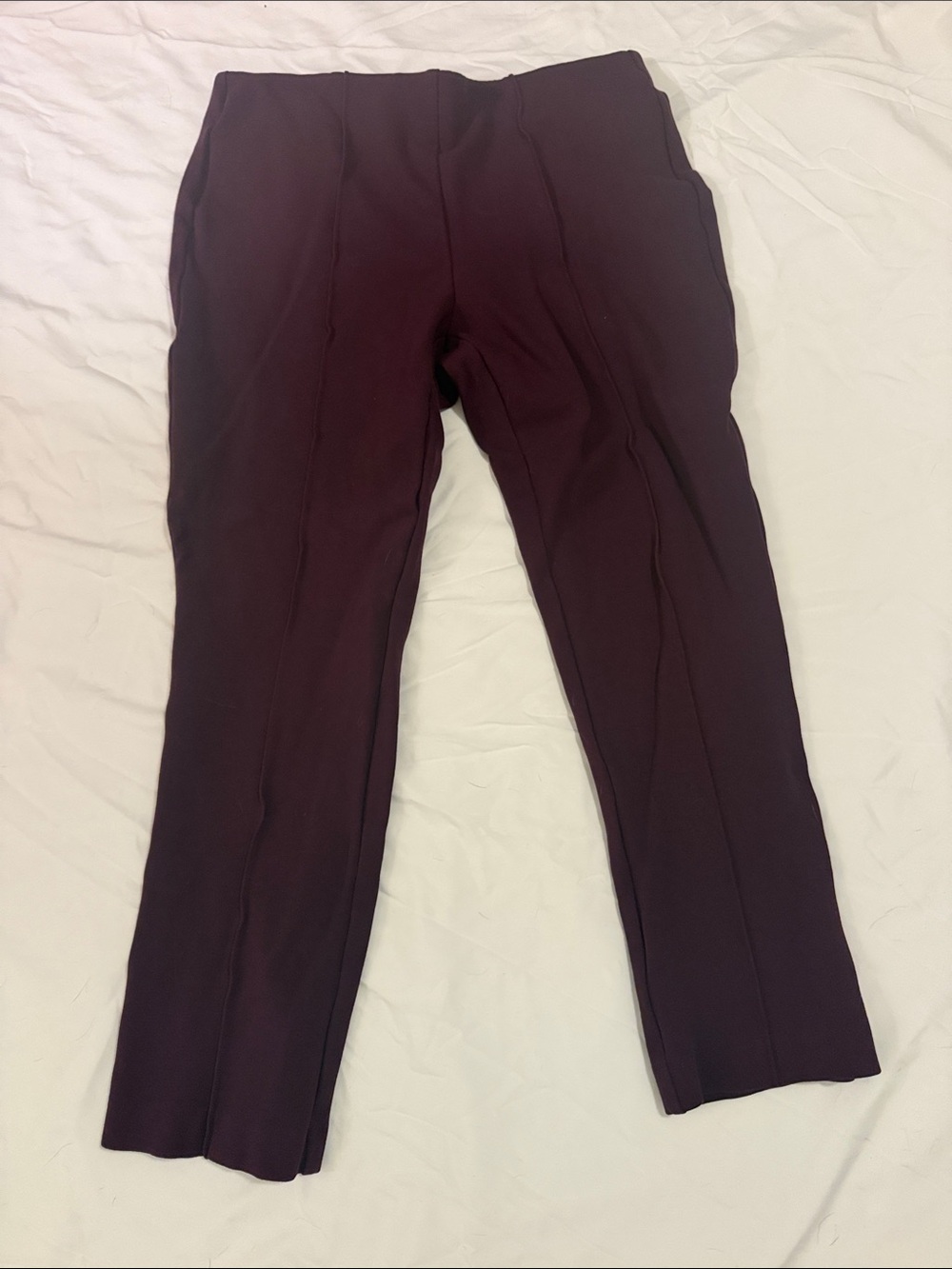 Chico's Boot Cut Pants in Deep Burgundy